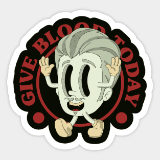 Give Blood Today Sticker
